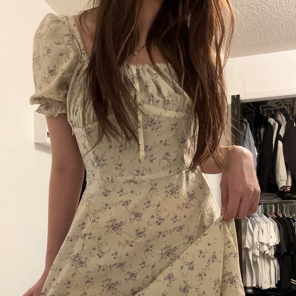 Long Mini Flowers Skirt